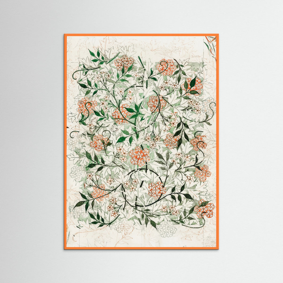 Orange Wood Jasmine Vine Elegance