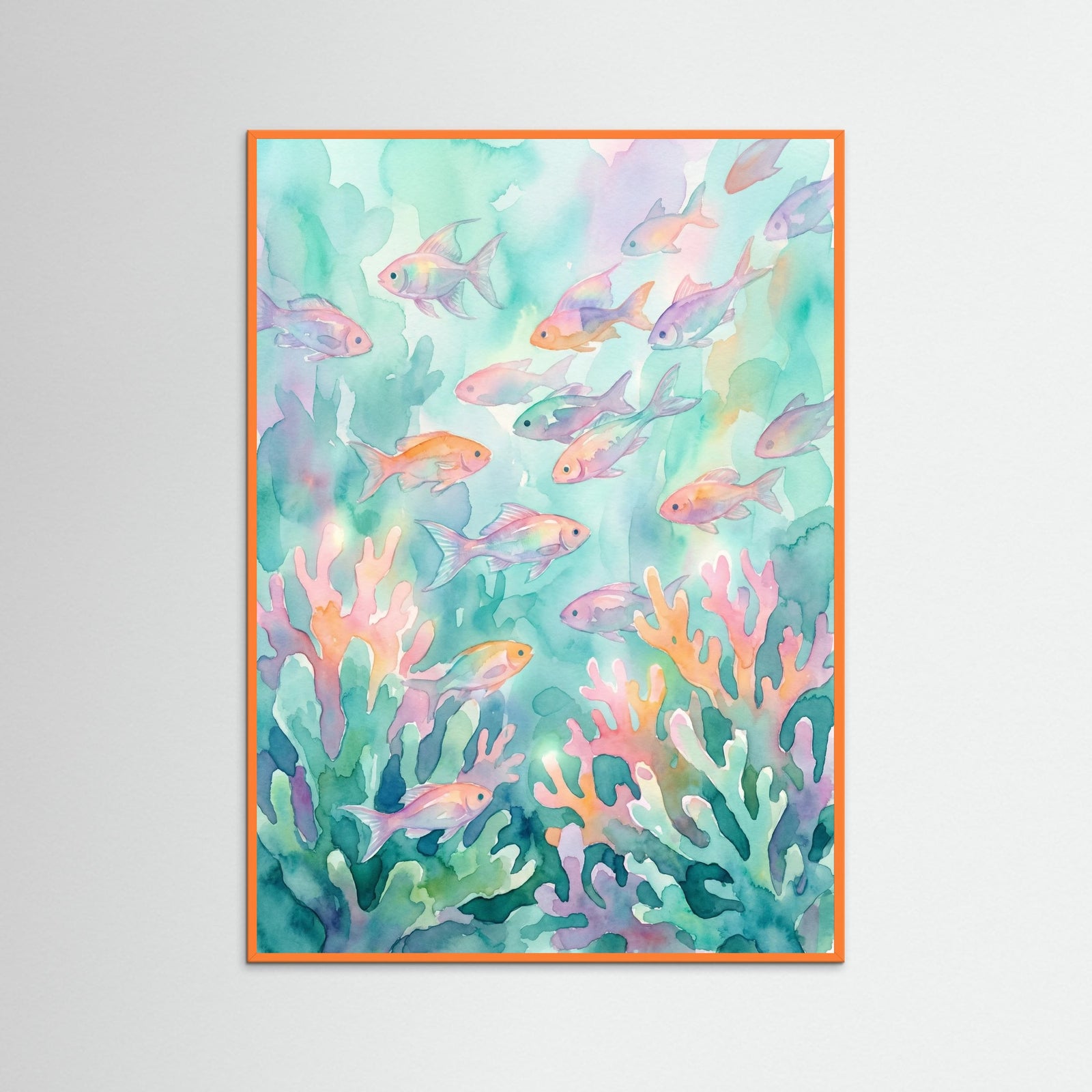 Orange Wood Jellyfish Bloom