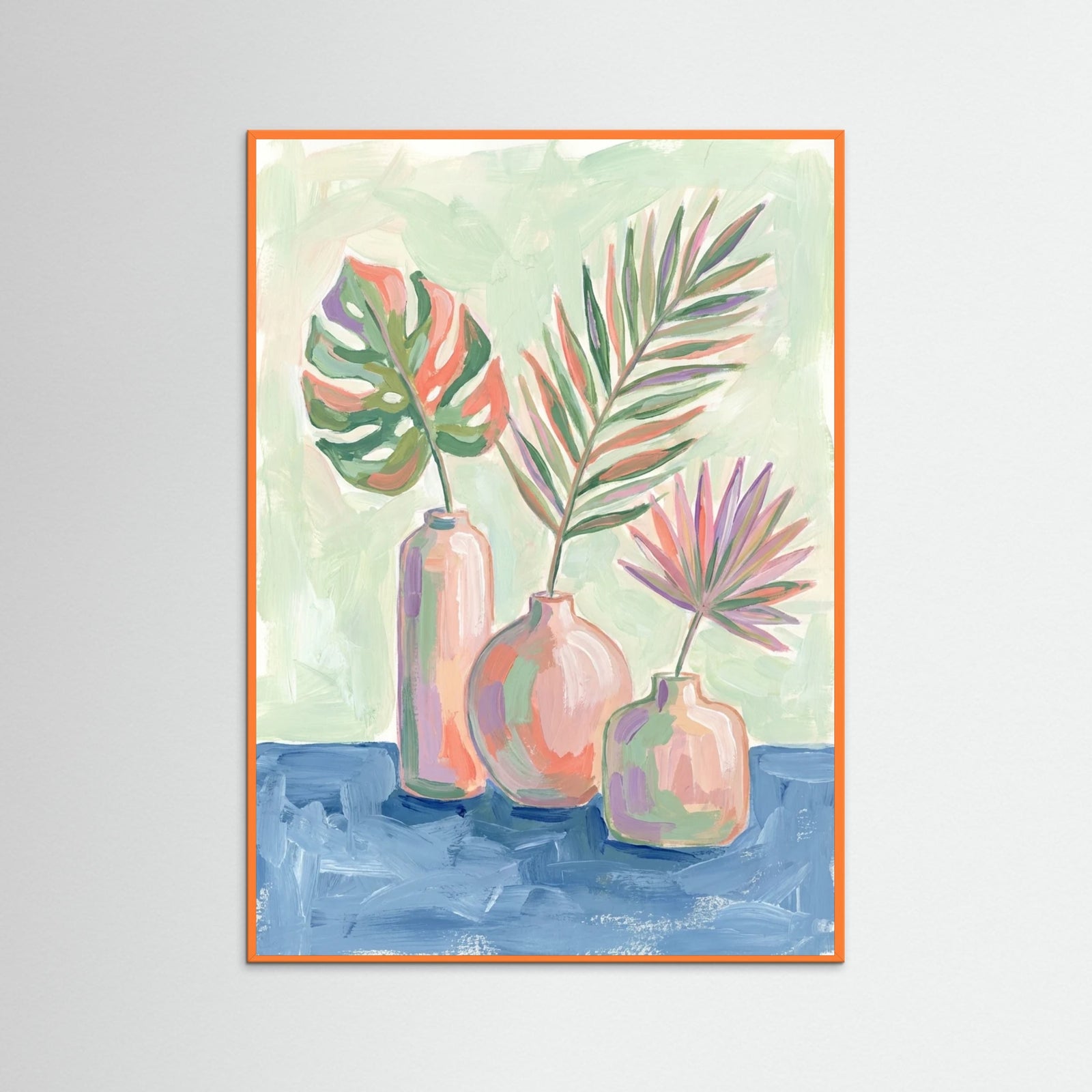 Orange Wood Joyful Blooms