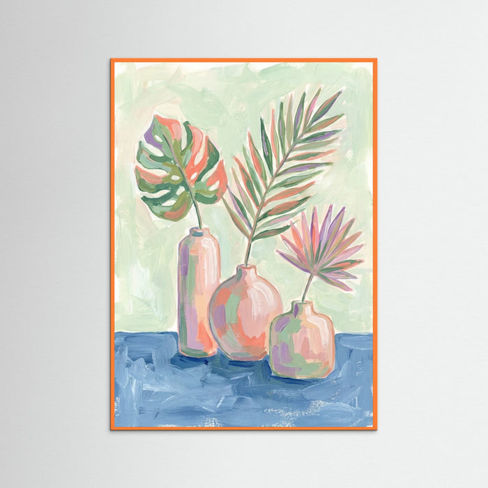 Orange Wood Joyful Blooms