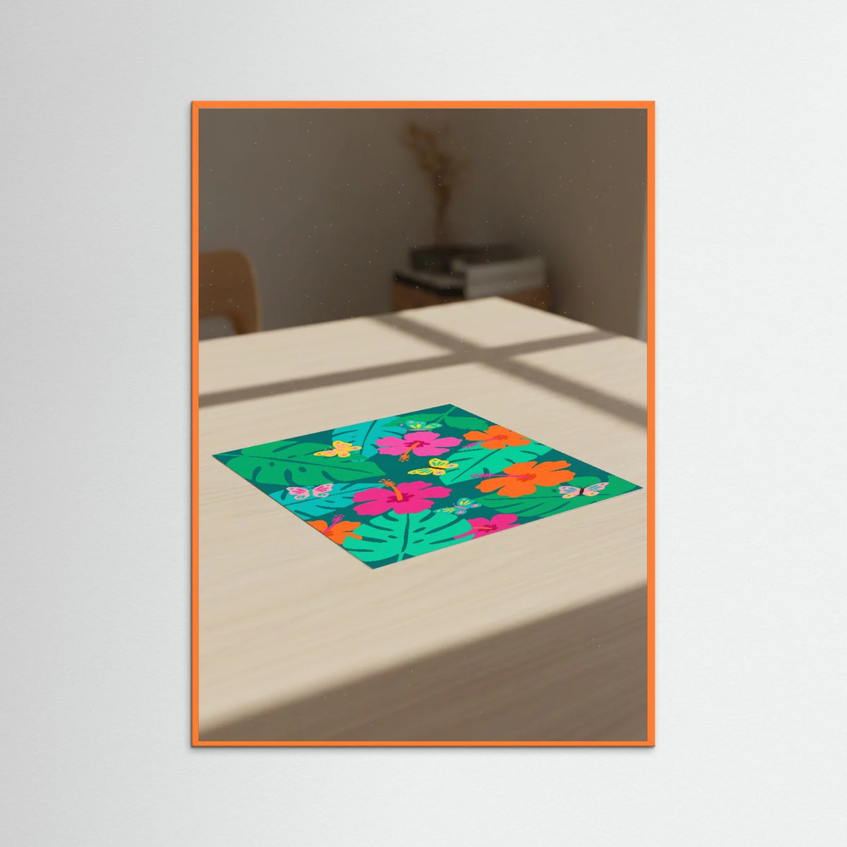 Orange Wood Joyful Blossom Flight