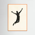 Orange Wood Joyful Dance Silhouette