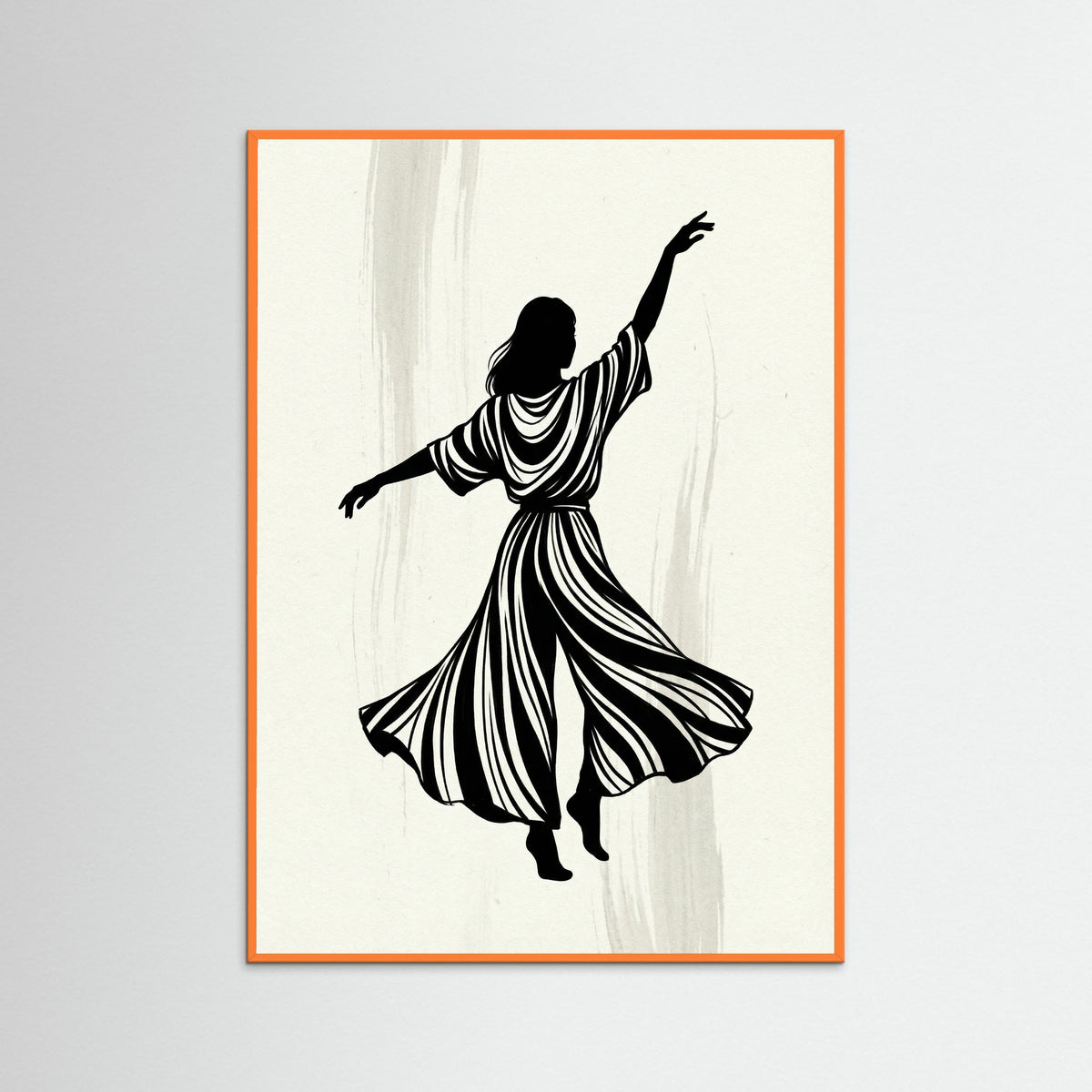 Orange Wood Joyful Leap