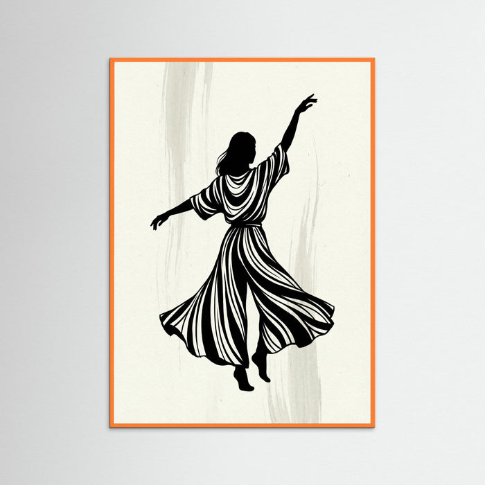 Orange Wood Joyful Leap