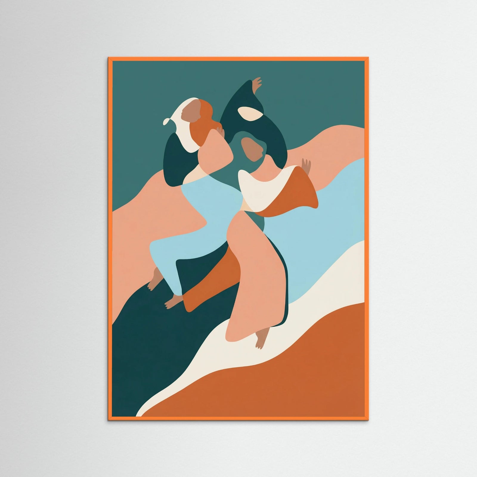 Orange Wood Joyful Movement