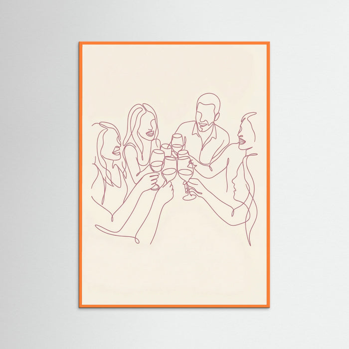 Orange Wood Joyful Wine Connect