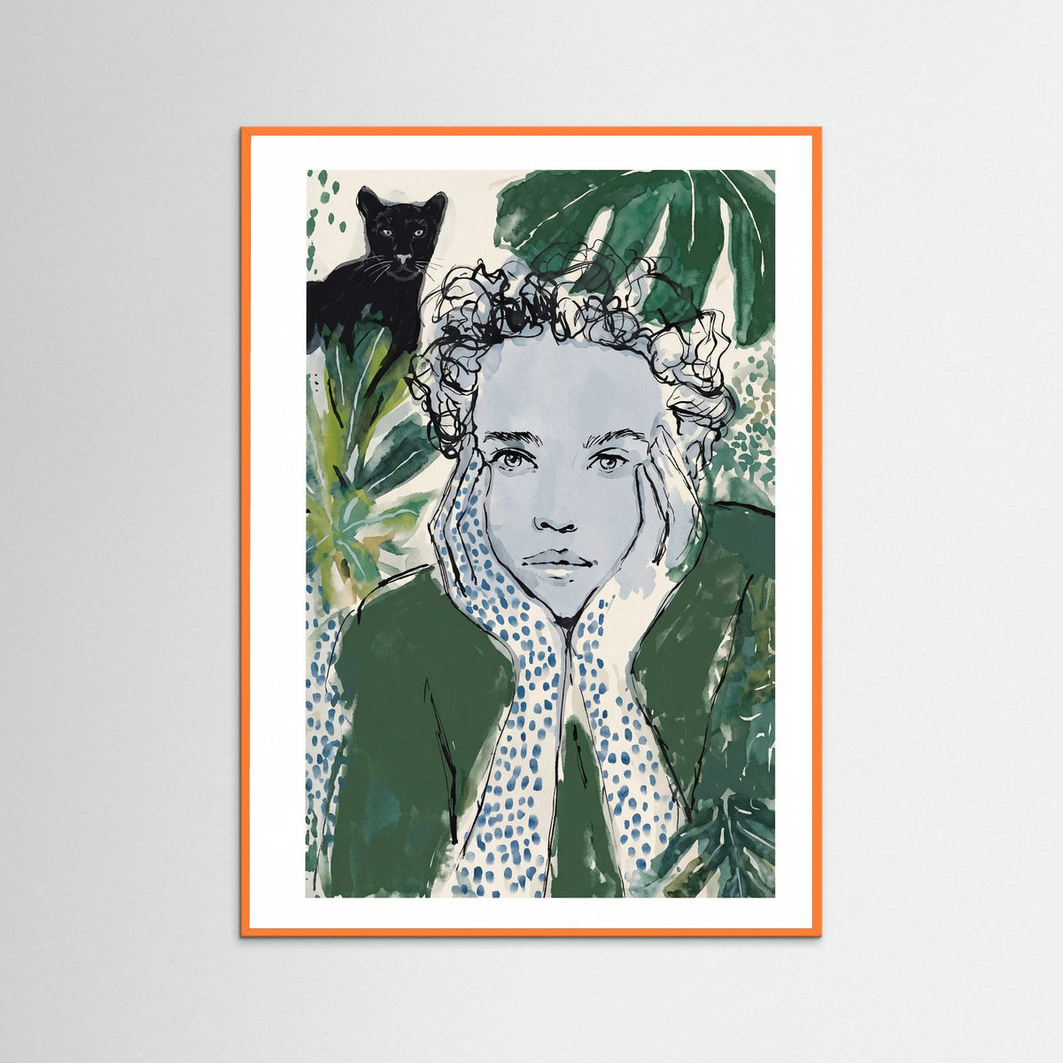 Orange Wood Jungle Gaze