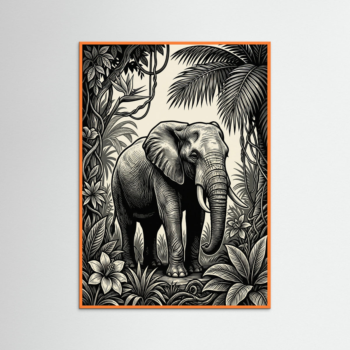 Orange Wood Jungle Sentinel