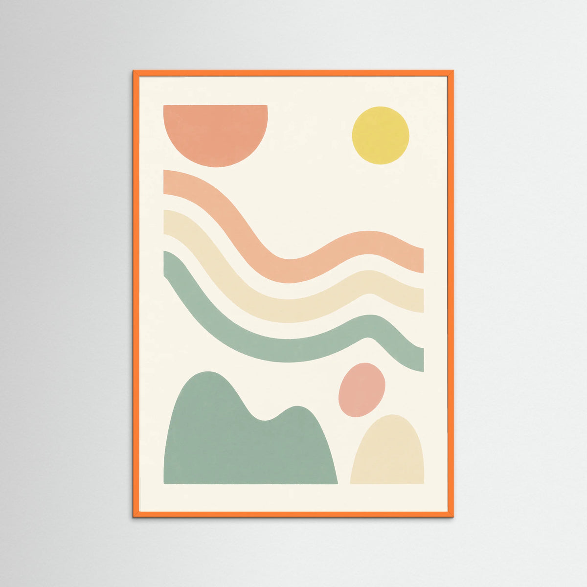 Orange Wood Kaleidoscope Pulse