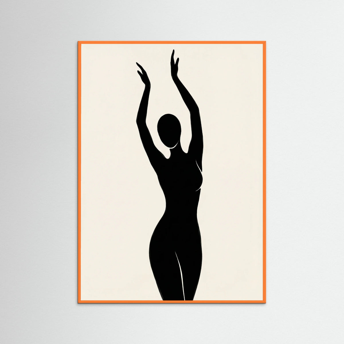 Orange Wood Kneeling Form