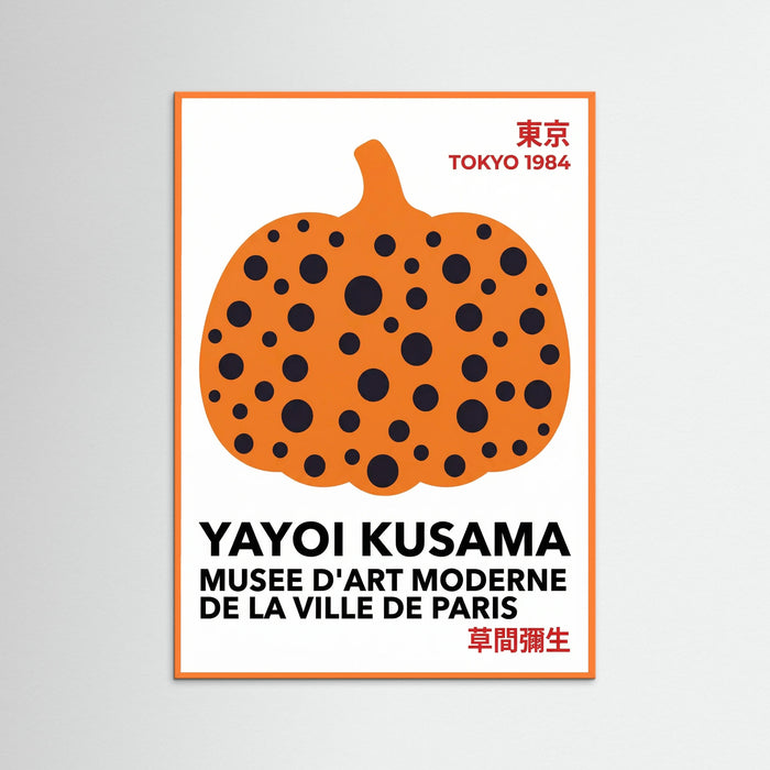Orange Wood Kusama Polka Dots