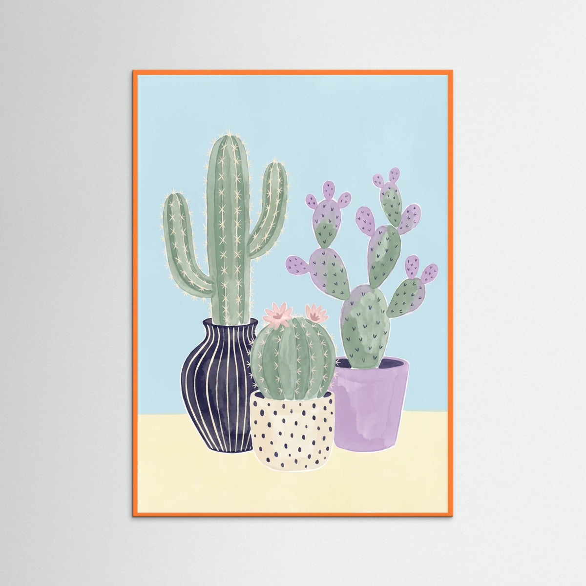 Orange Wood Lavender Anthuriums