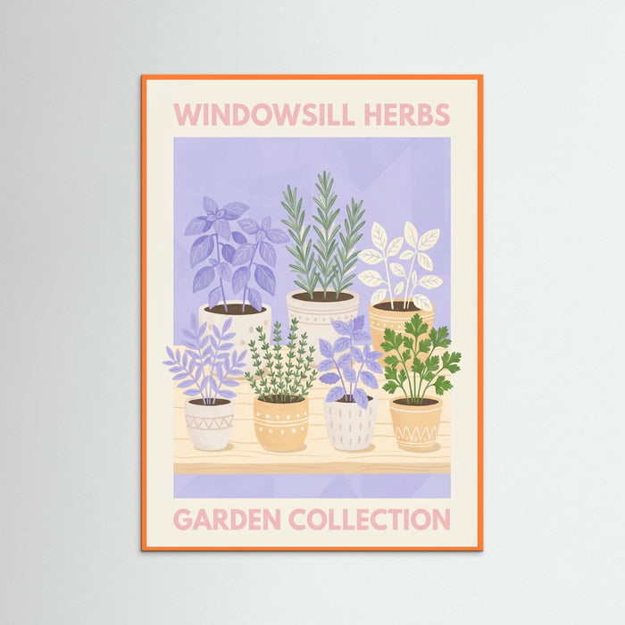 Orange Wood Lavender Blooms