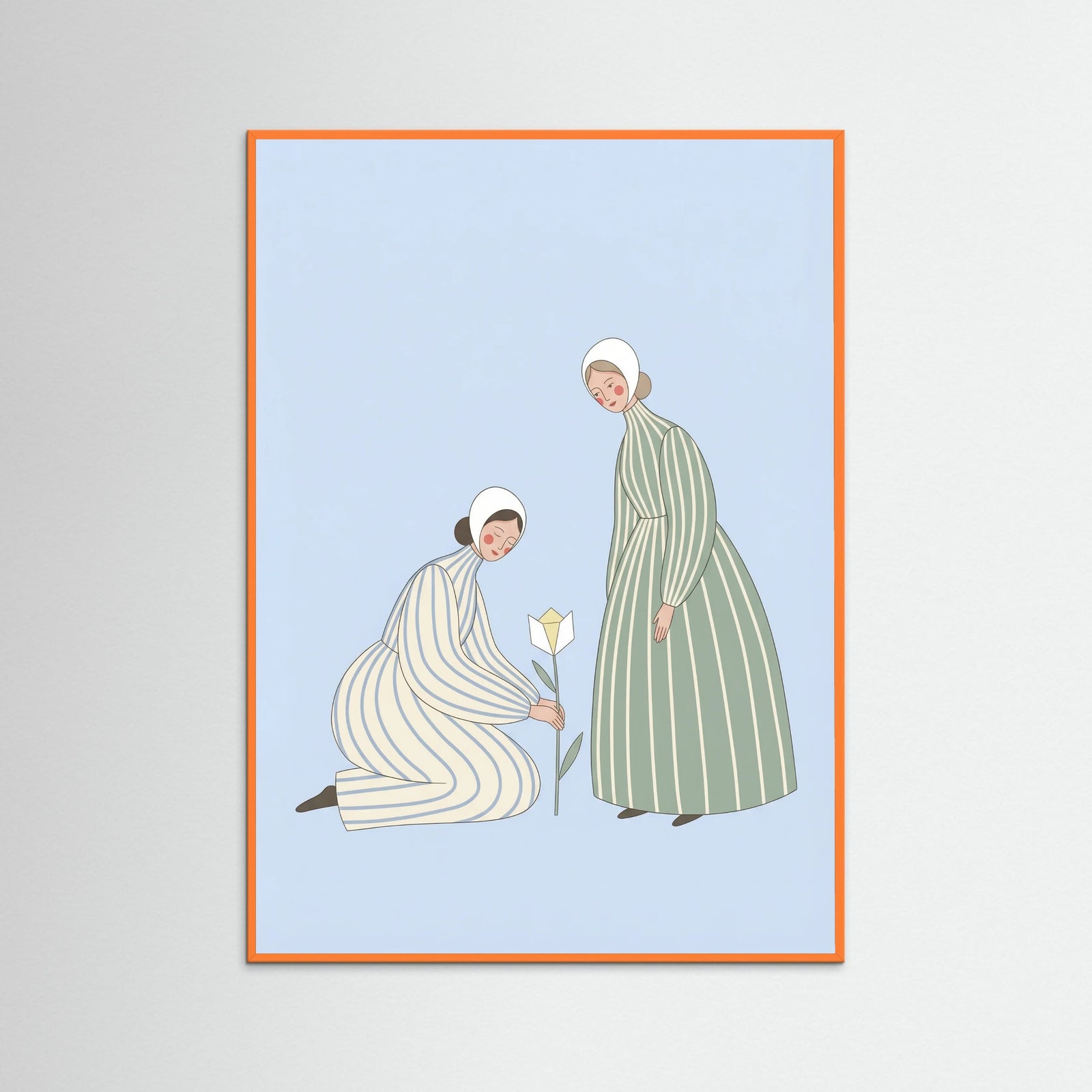 Orange Wood Lavender Garment Woman