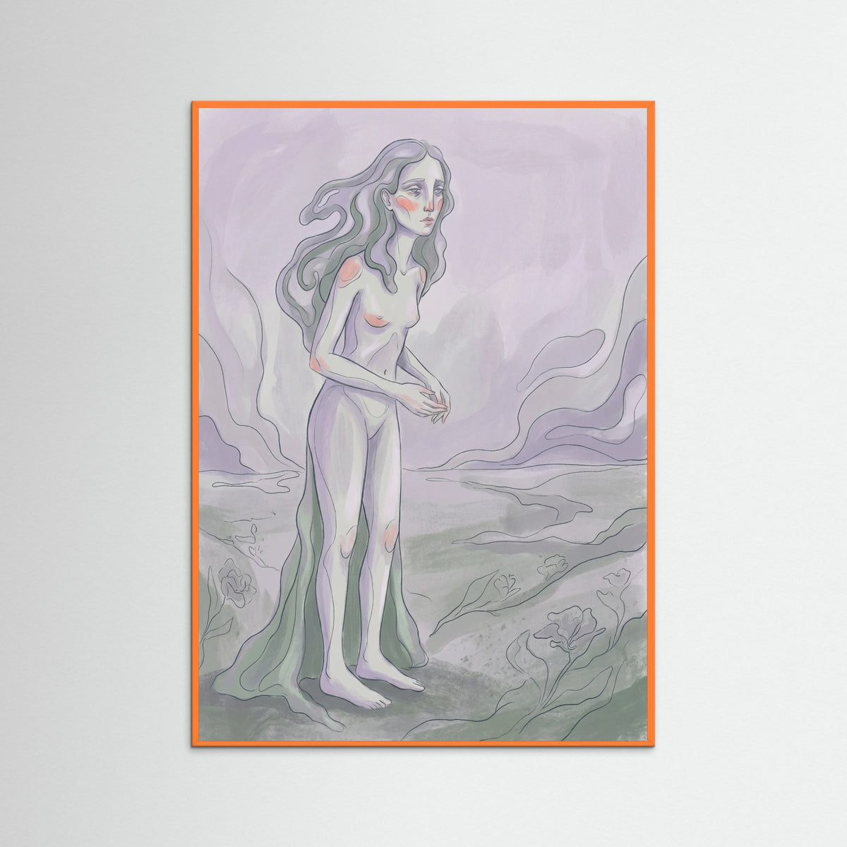 Orange Wood Lavender Lament