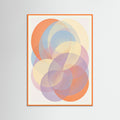Orange Wood Layered Abstraction