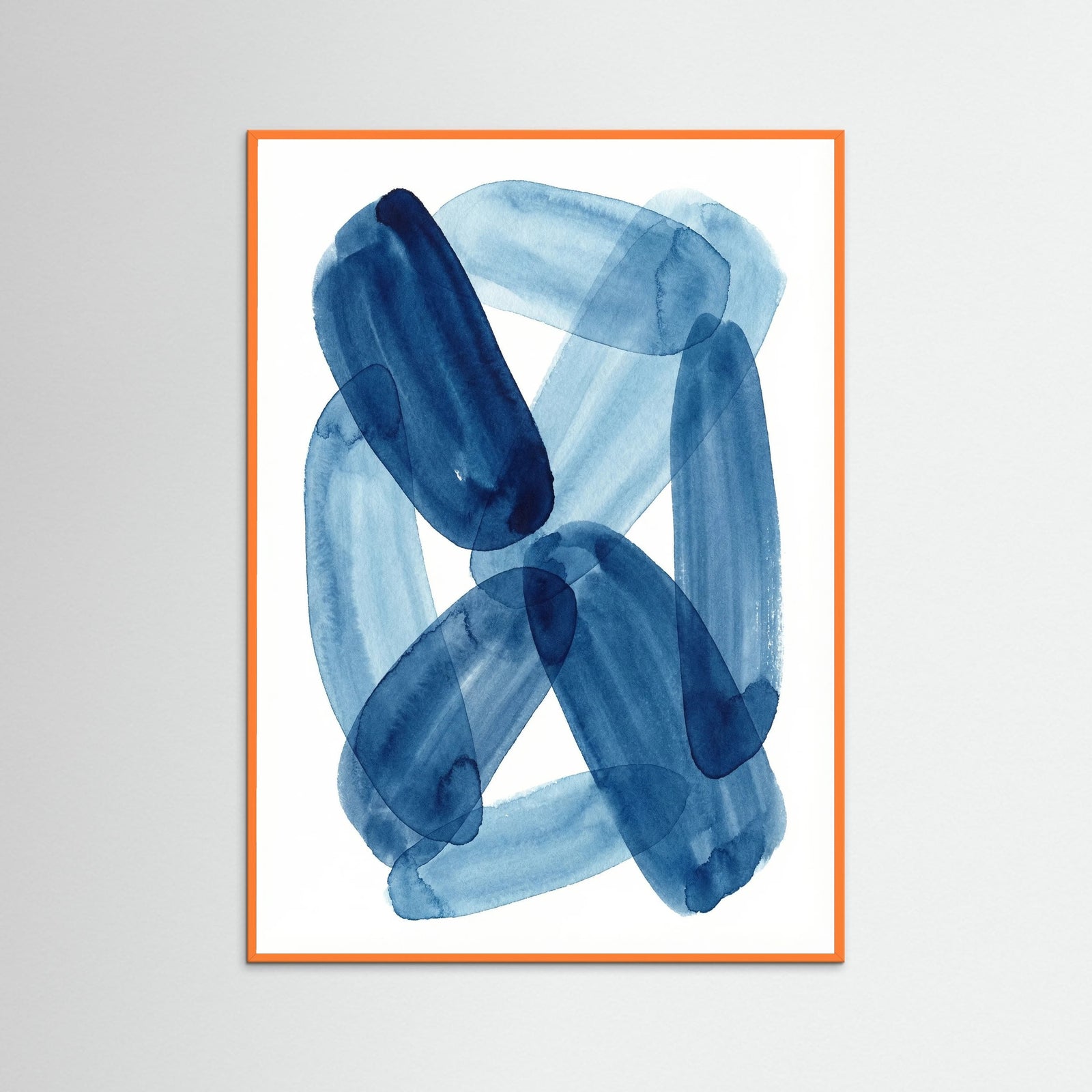 Orange Wood Layered Indigo