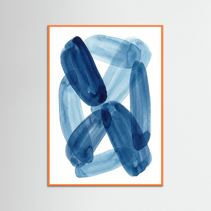 Orange Wood Layered Indigo