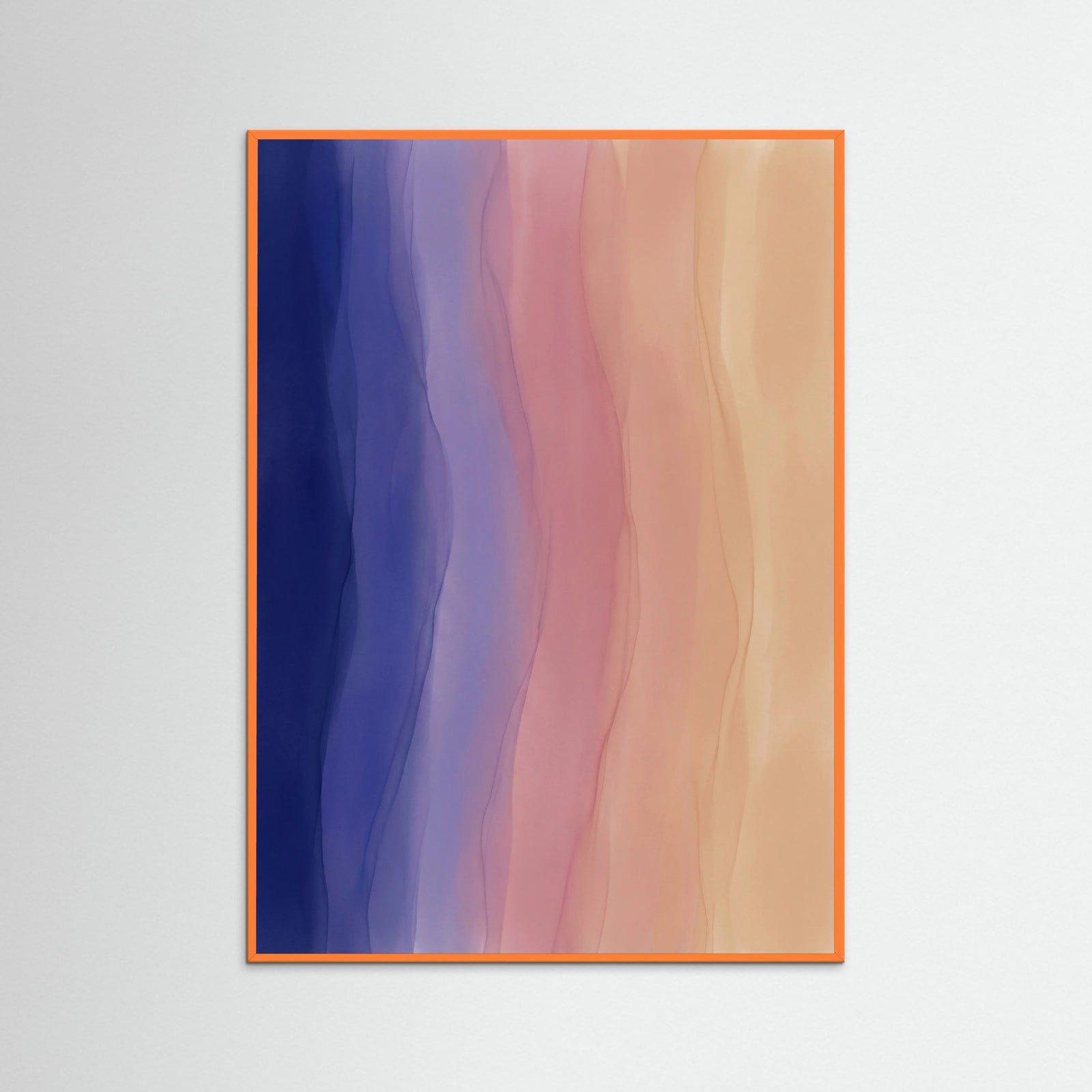 Orange Wood Layered Serenity