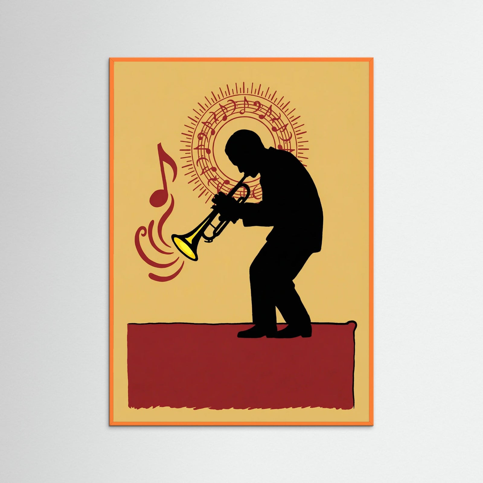 Orange Wood Le Chat Noir