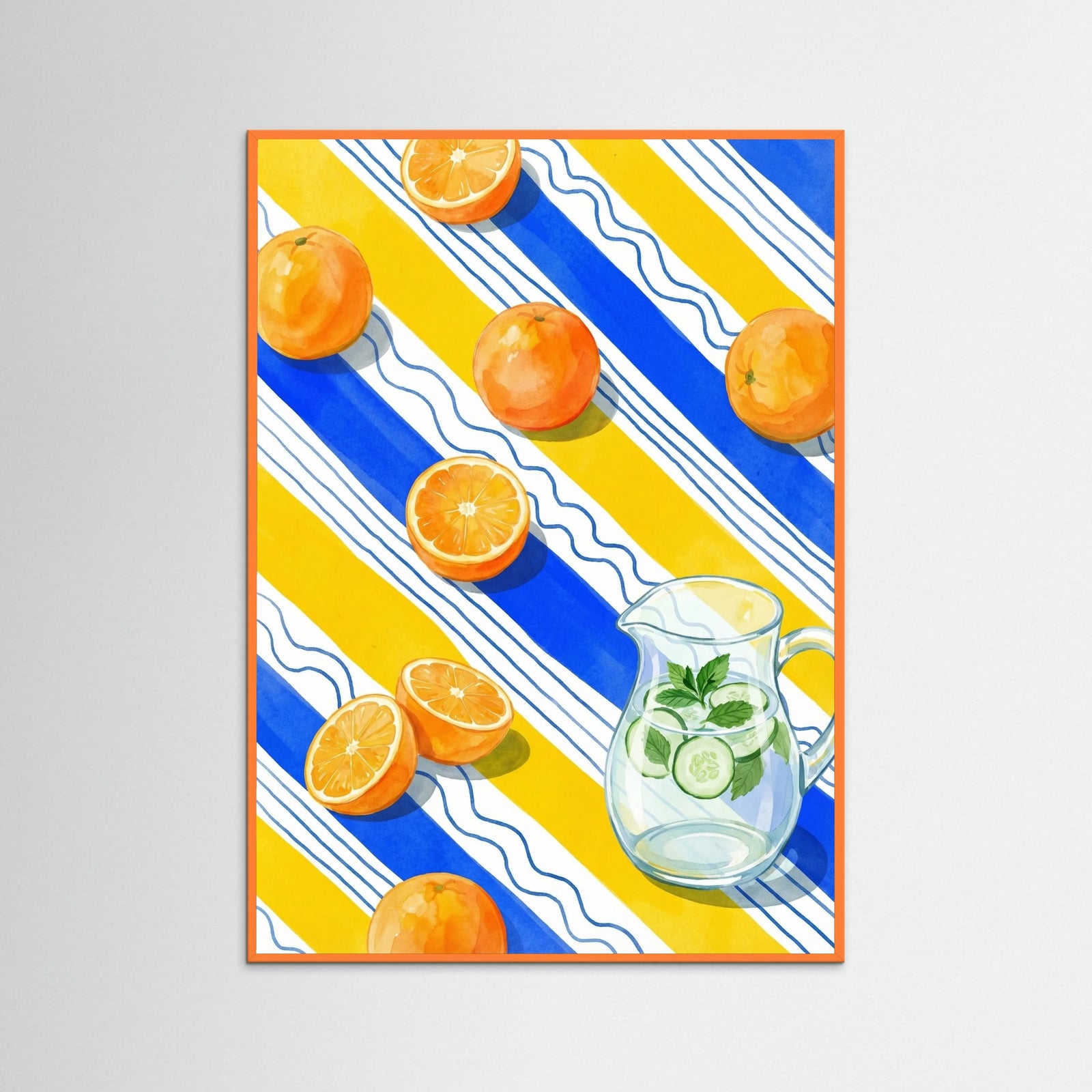 Orange Wood Lemon Zest Table