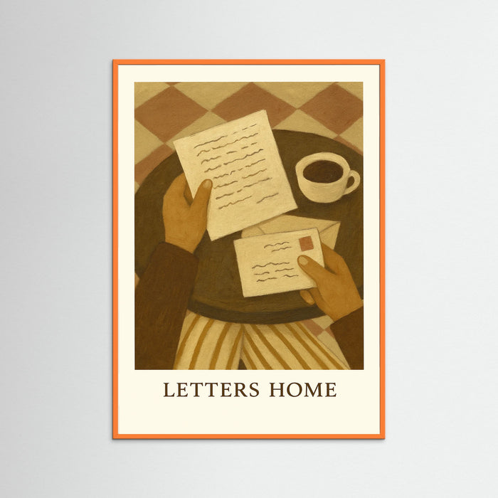 Orange Wood Letters Home