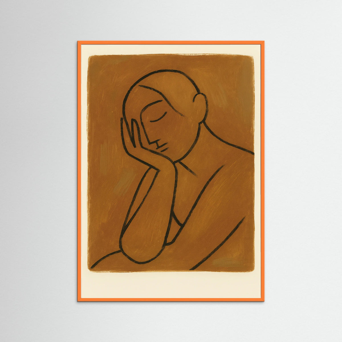 Orange Wood Line of Thought