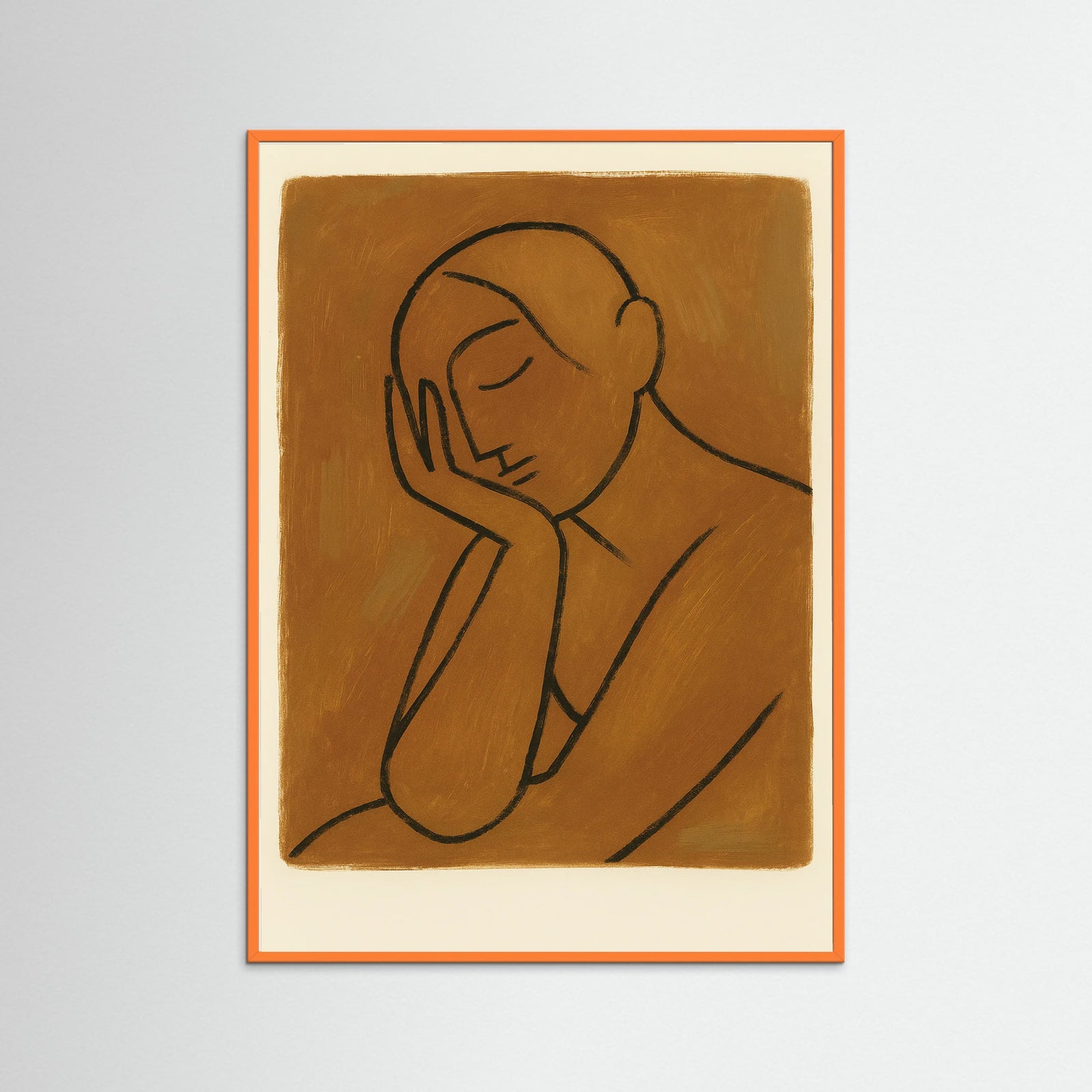 Orange Wood Line of Thought