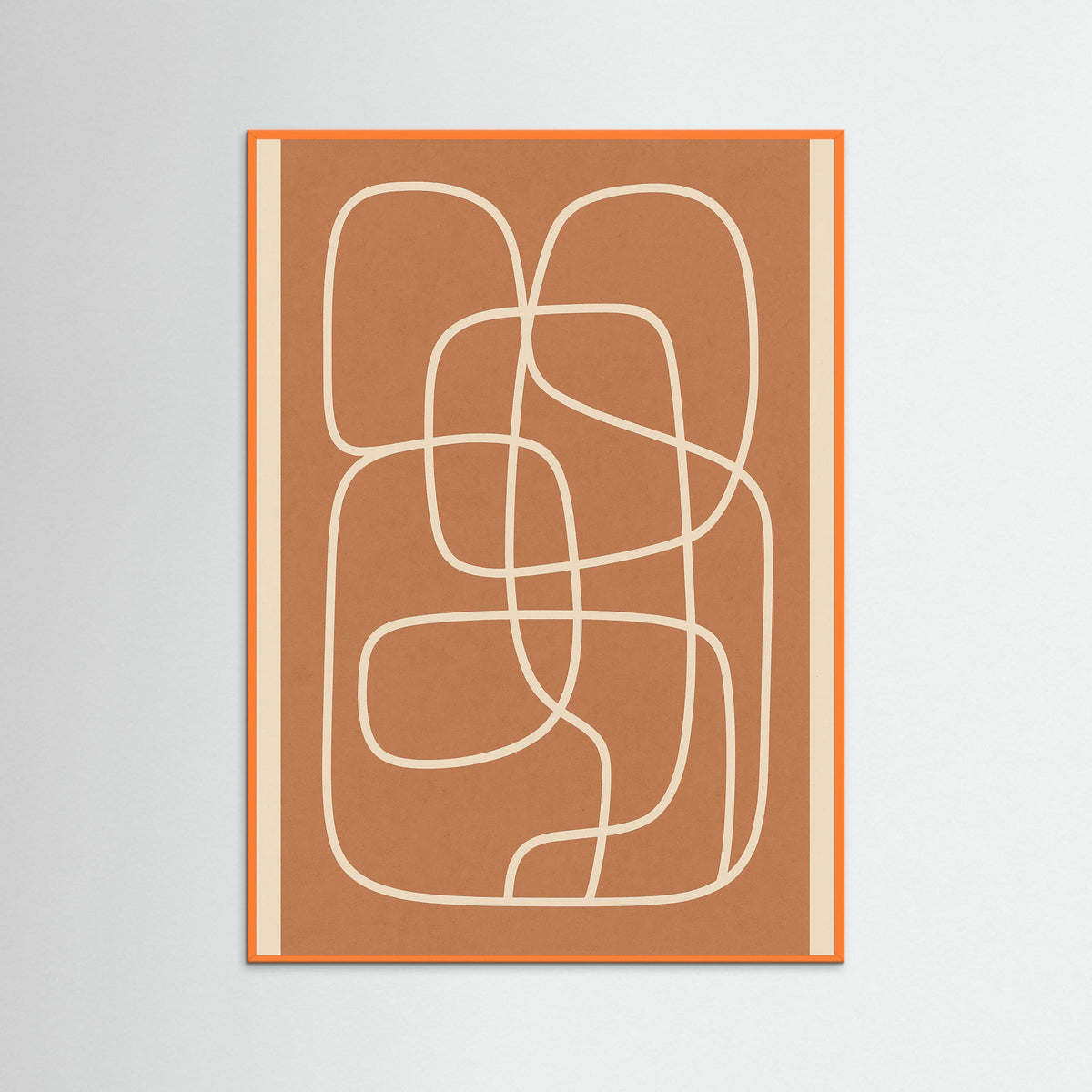 Orange Wood Linear Flow