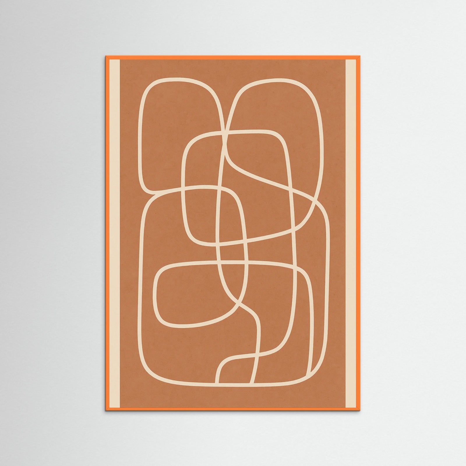 Orange Wood Linear Flow