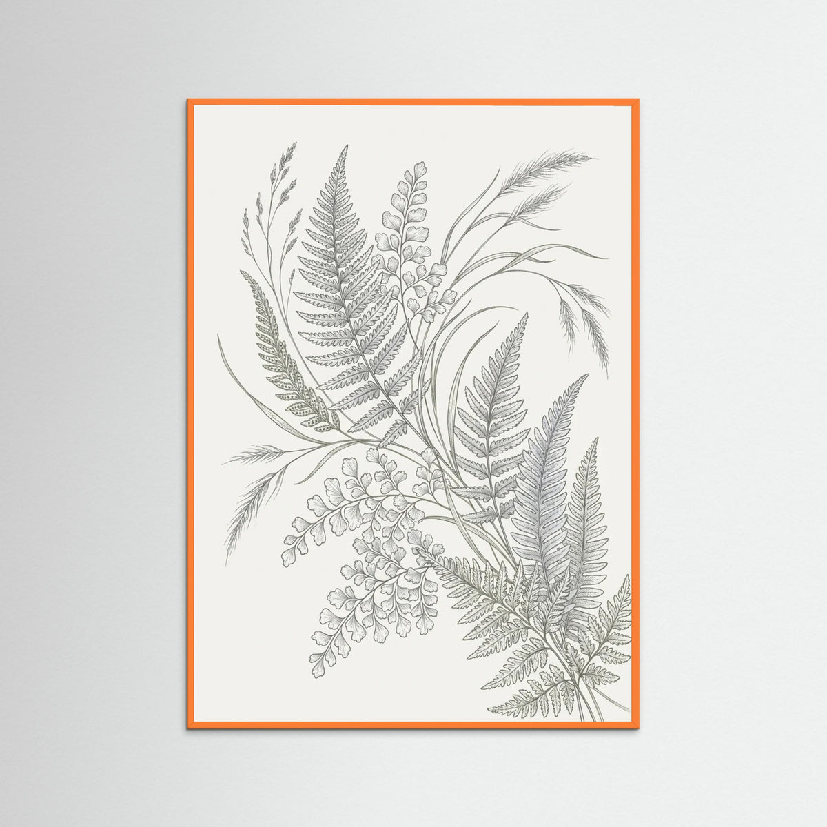 Orange Wood Lined Botanicals