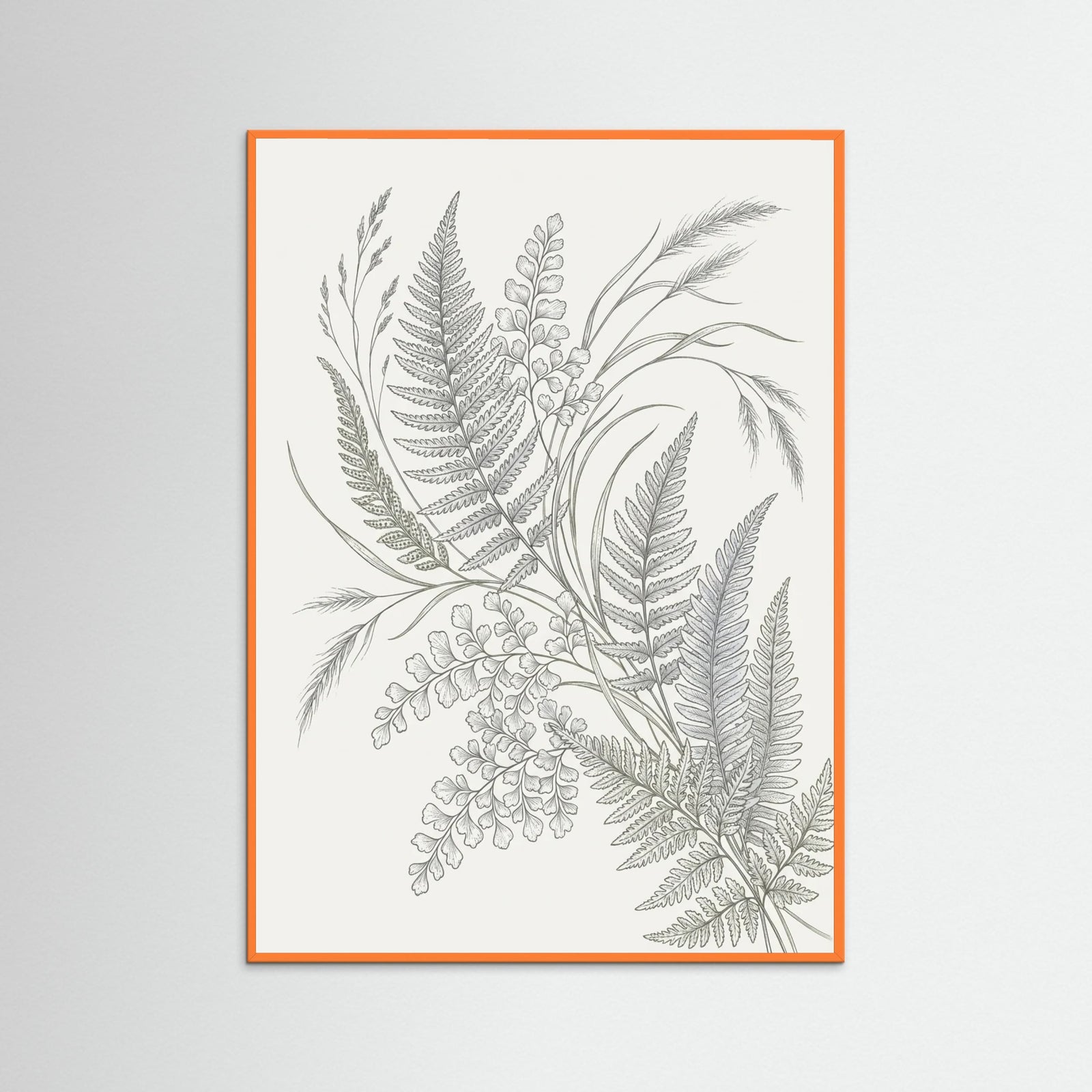Orange Wood Lined Botanicals