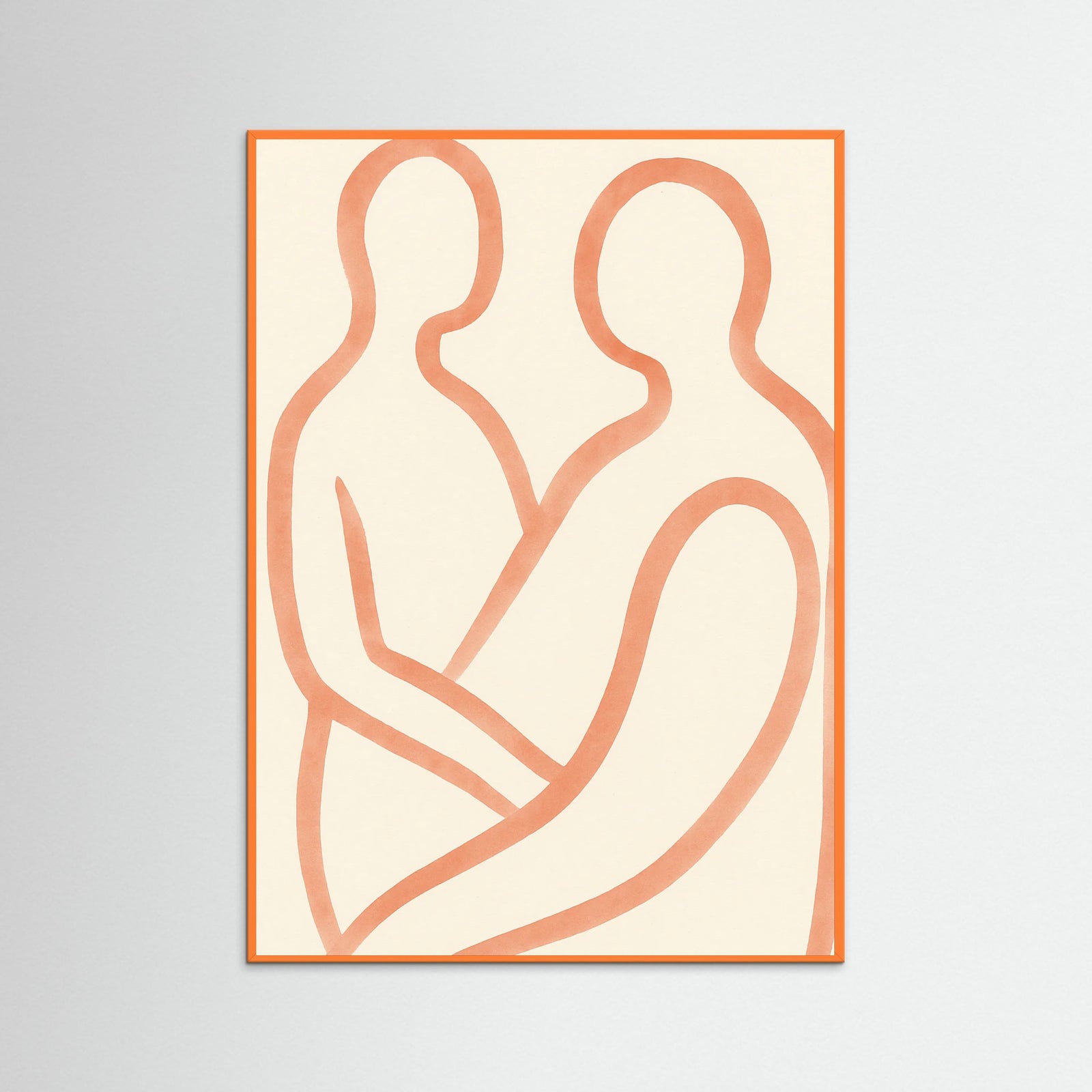 Orange Wood Lovers Embrace
