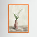Orange Wood Lucky Clover Still Life