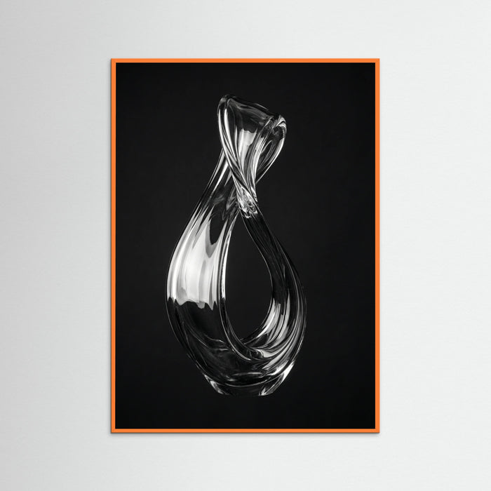 Orange Wood Luminous Forms Gray