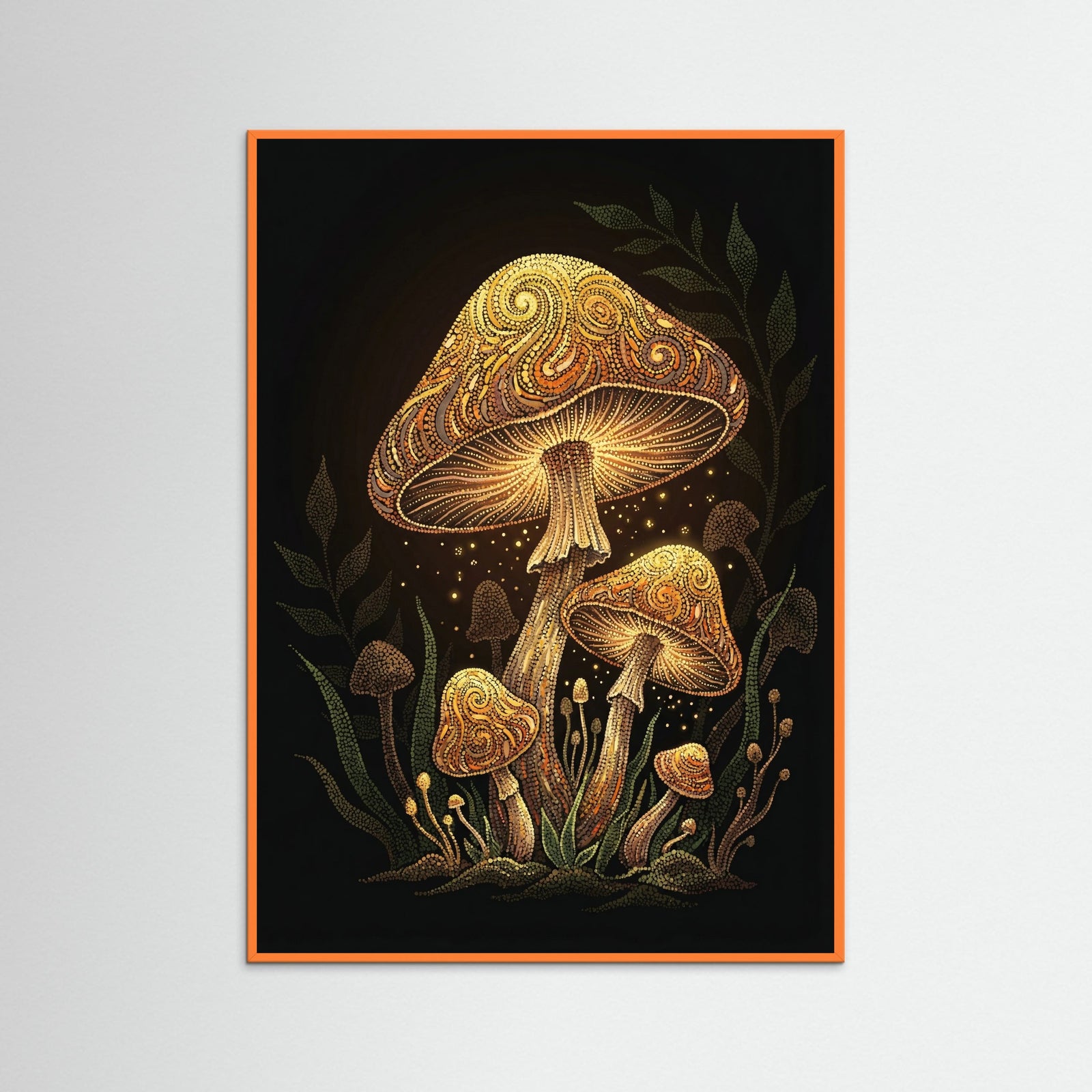 Orange Wood Luminous Meadow