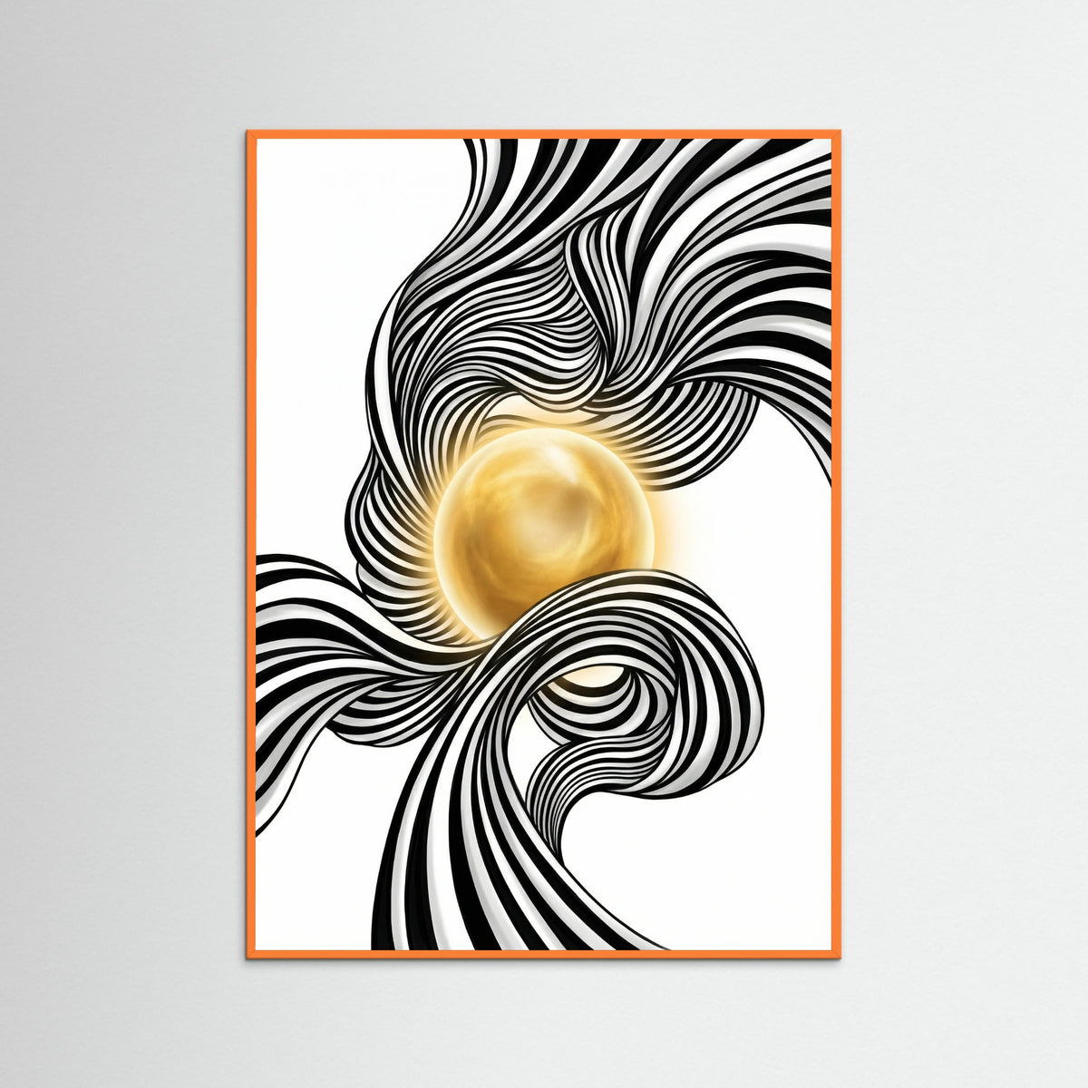 Orange Wood Lunar Dance