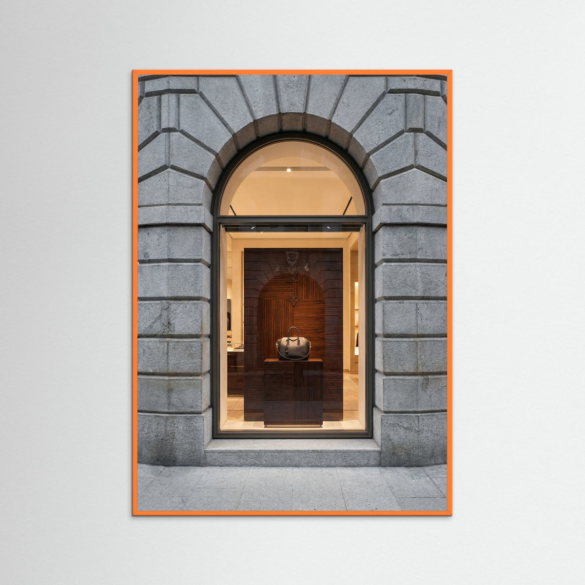 Orange Wood Luxury Entrance