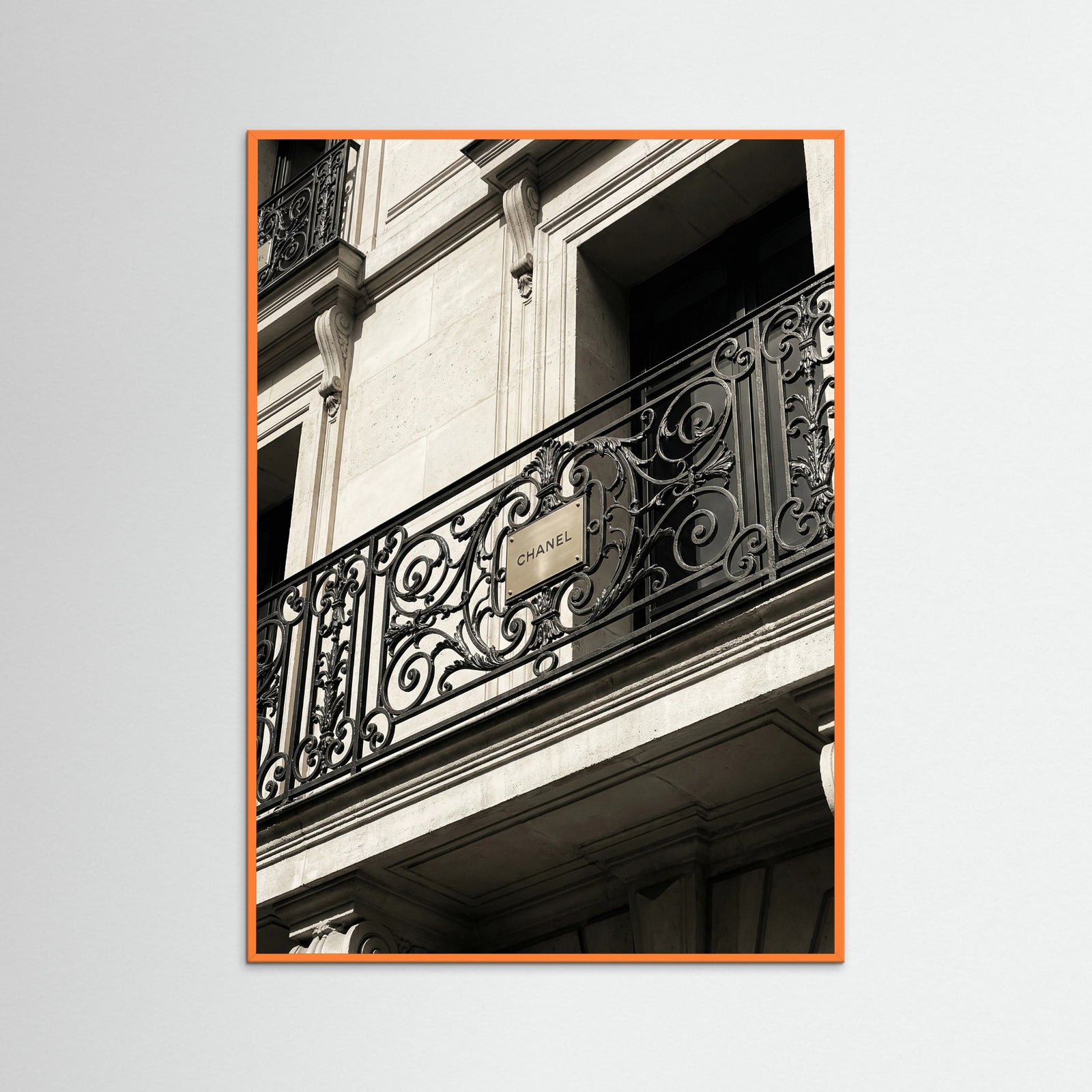 Orange Wood Luxury Facade