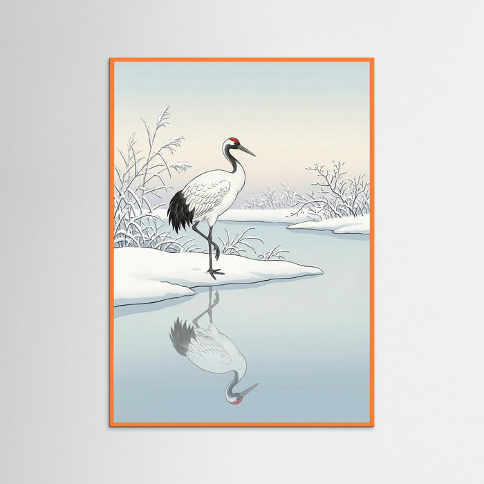 Orange Wood Mandarin Ducks Serenity