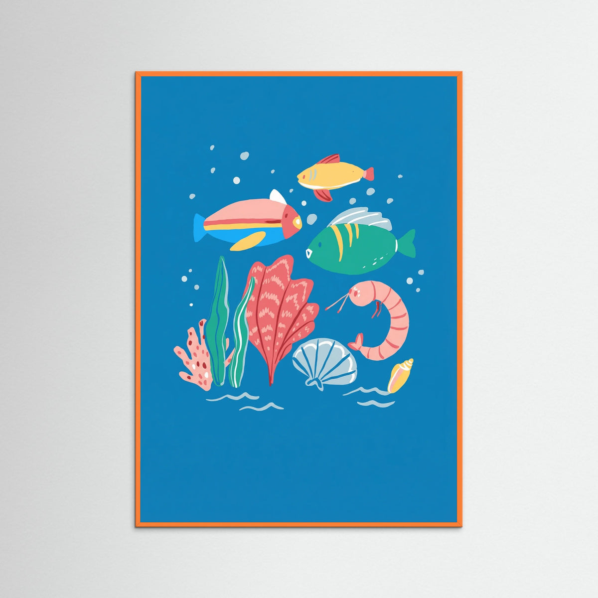 Orange Wood Marine Delights