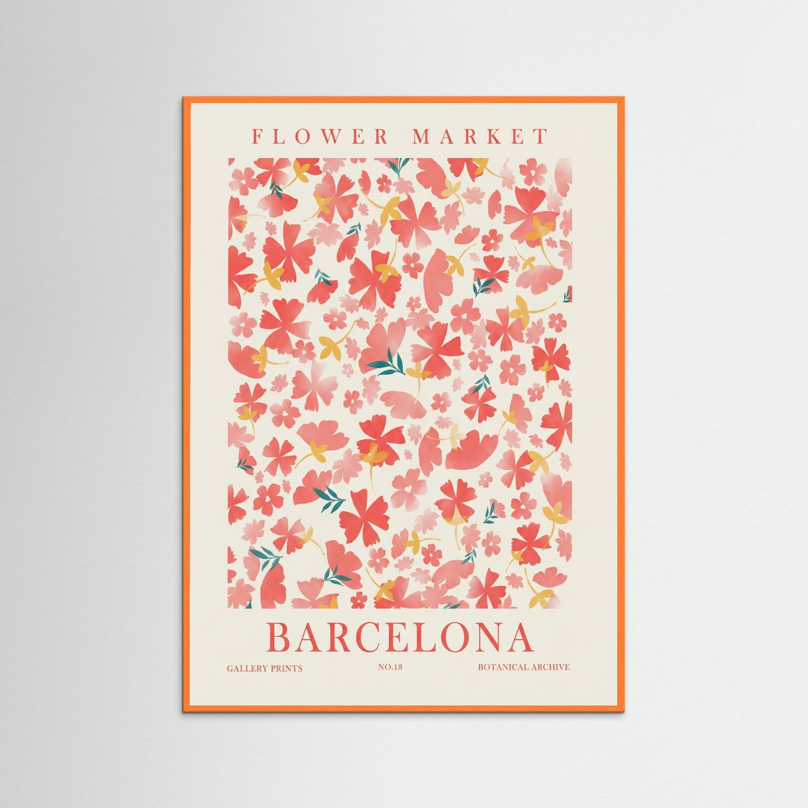 Orange Wood Market Blossom Barcelona