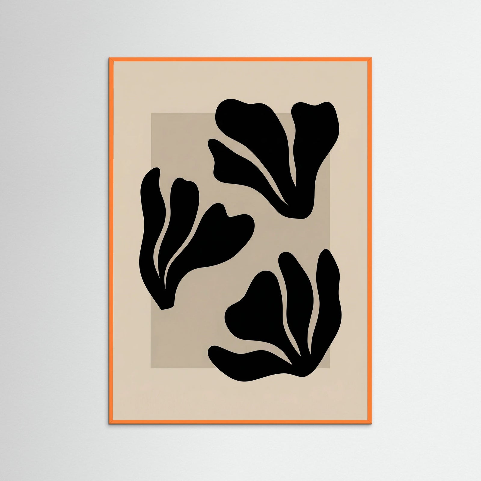 Orange Wood Matisse Botanical Forms