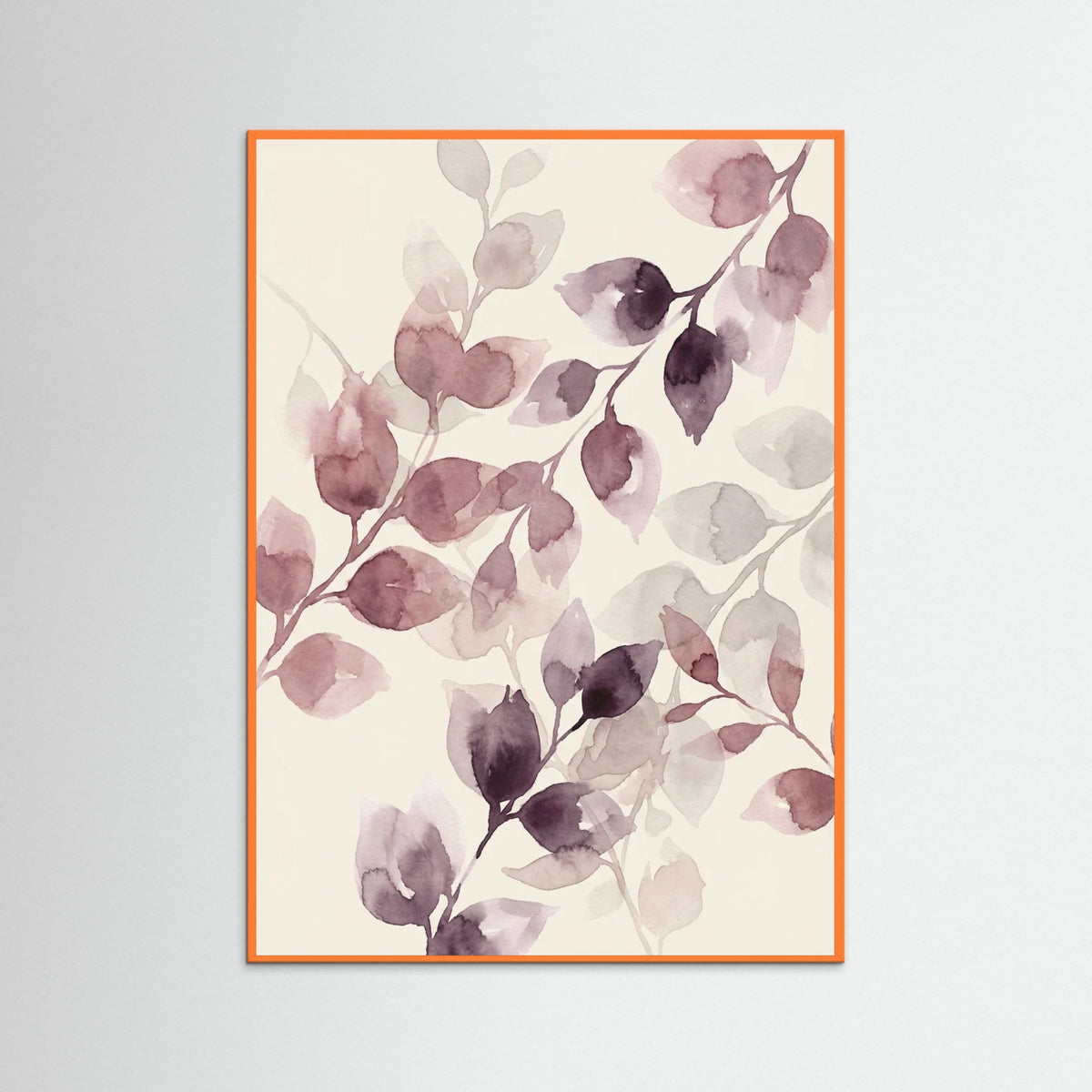 Orange Wood Mauve Orchid