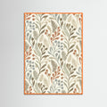 Orange Wood Meadow Bloom Motif