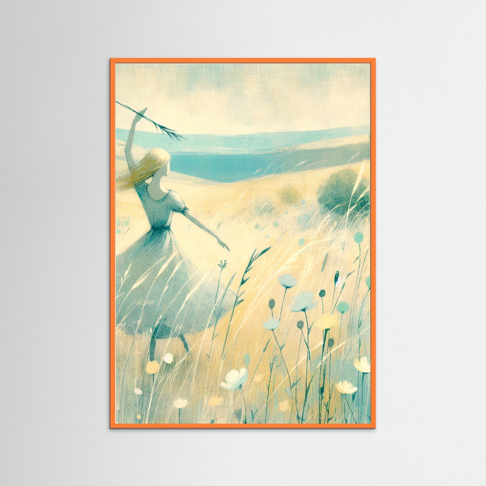 Orange Wood Meadow Breeze