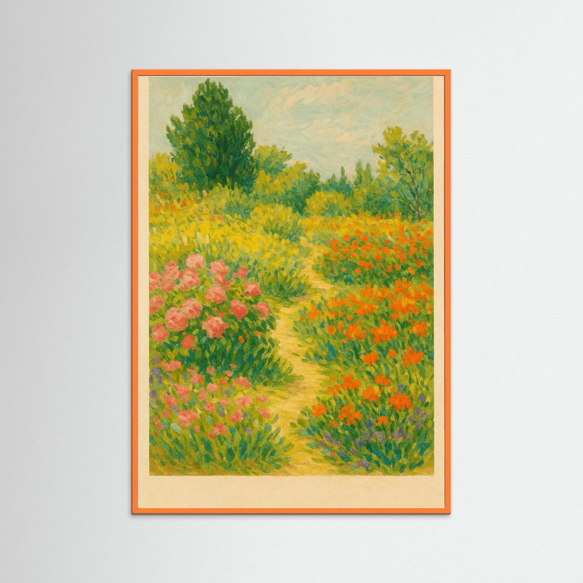 Orange Wood Meadow Whispers