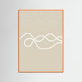 Orange Wood Meandering Path