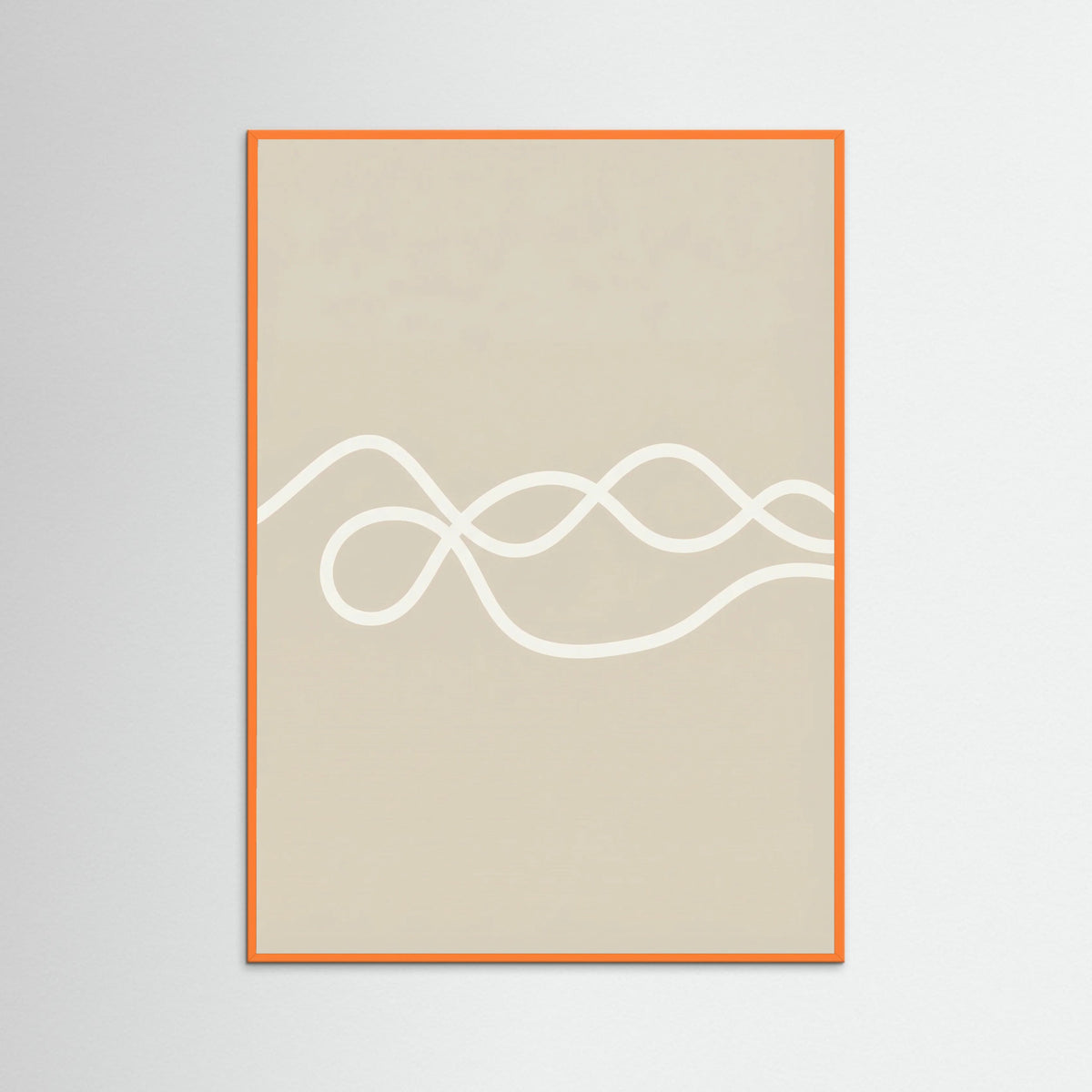 Orange Wood Meandering Path