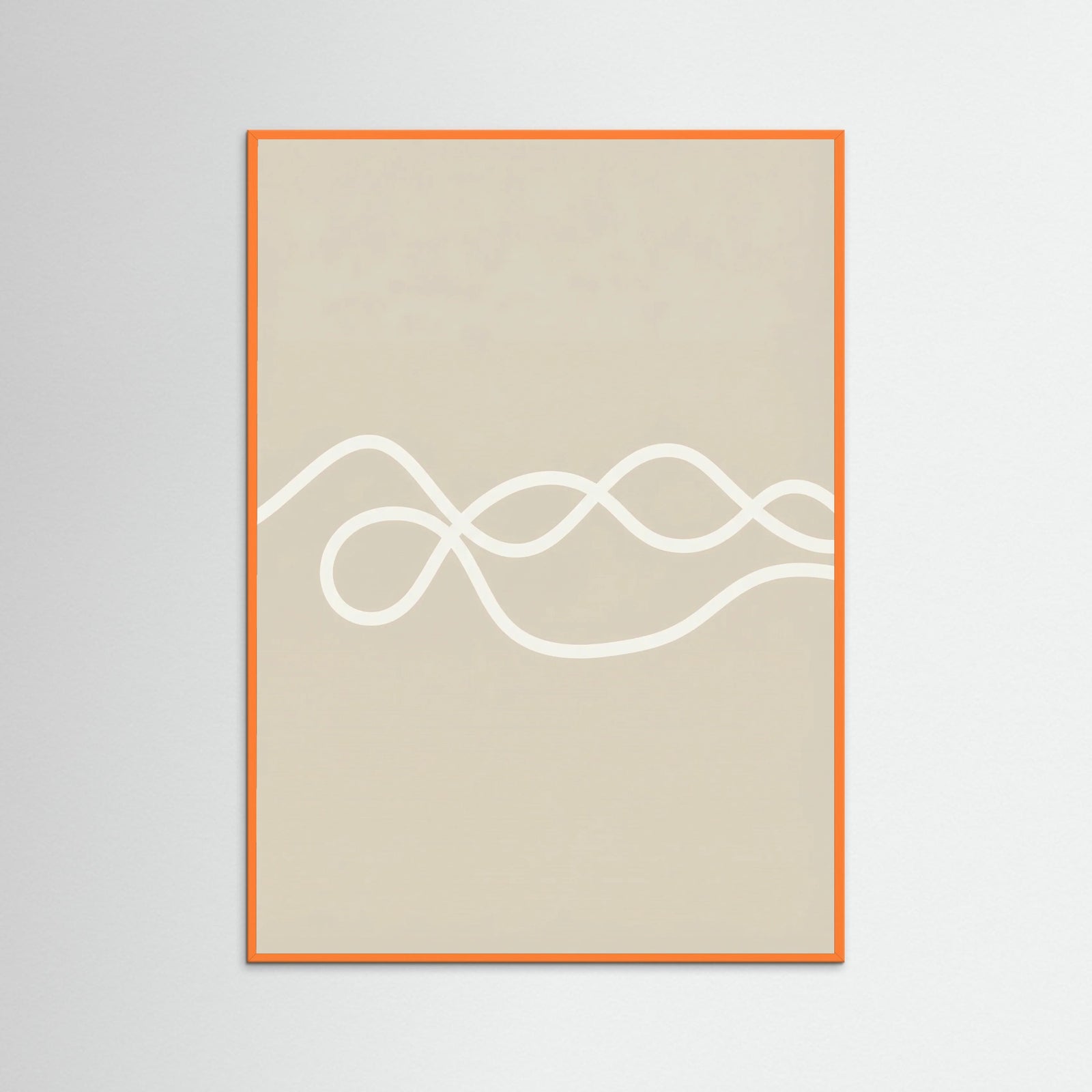 Orange Wood Meandering Path